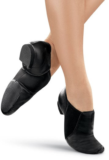 Balera Black Slip-On Jazz Shoes